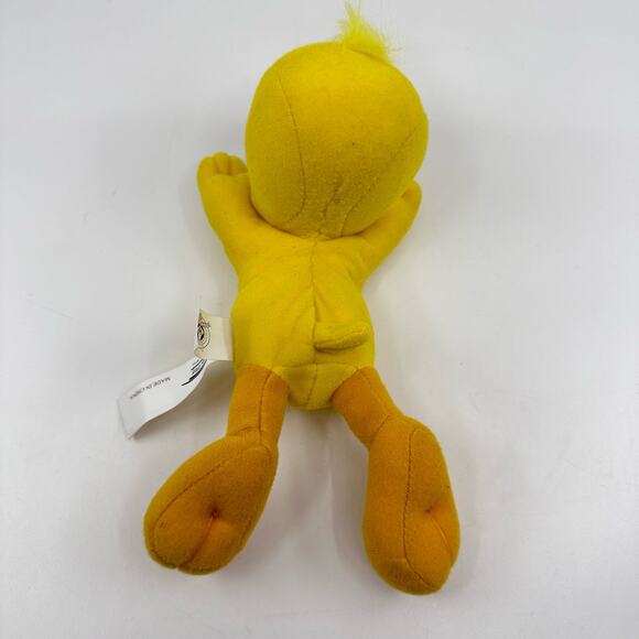 VTG 90s Looney Tunes Tweety Bird Play By Play Plush Stuffed Warner Bro's - Picture 2 of 6